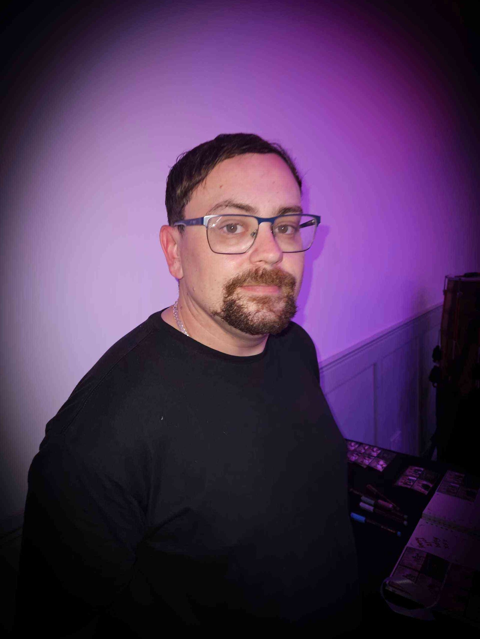 James Media Technician part of Wards photo booth team wolverhampton