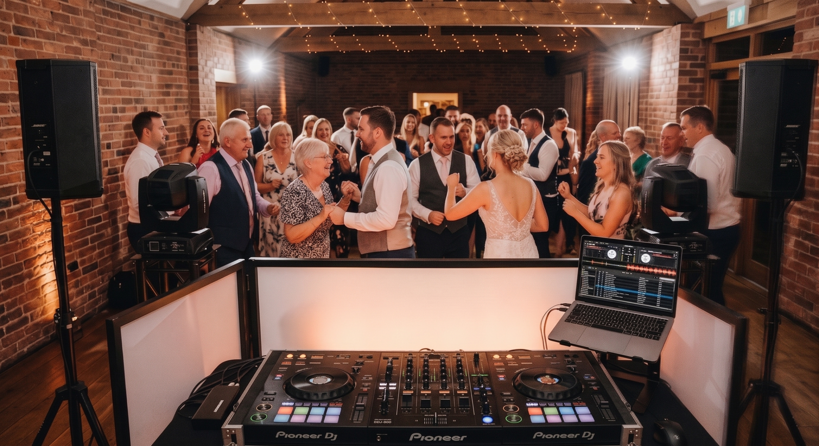 mobile dj and photobooth package setup