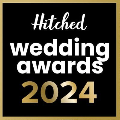 Hitched Wedding Awards 2024 winner badge for Wards Photo Booths