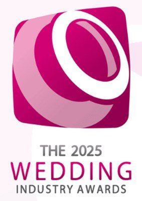The 2025 Wedding Industry Awards regional finalist badge, West Midlands, for Wards Photo Booths